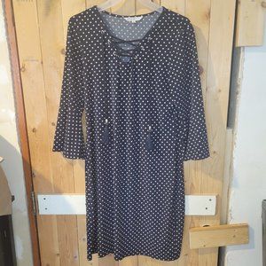 Cleo Polkadot Belle Sleeve Dress